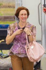 VERA FARMIGA on the Set of Five Days at Memorial in New Orleans 12/21/2021