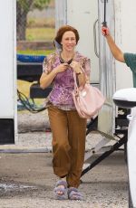 VERA FARMIGA on the Set of Five Days at Memorial in New Orleans 12/21/2021