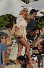 VICTORIA SILVSTEDT at a Beach in St Barts 12/21/2021