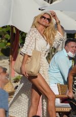 VICTORIA SILVSTEDT at a Beach in St Barts 12/21/2021