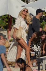 VICTORIA SILVSTEDT at a Beach in St Barts 12/21/2021