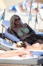 VICTORIA SILVSTEDT in Bikini at a Beach in Miami 12/09/2021