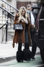 WENDY WILLIAMS Out with Her Son in New York 12/27/2021