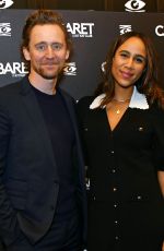 ZAWE ASHTON and Tom Hiddleston at The Kit Kat Club Press Night in London 12/12/2021