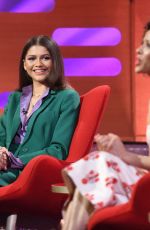 ZENDAYA at Graham Norton Show in London 12/02/2021