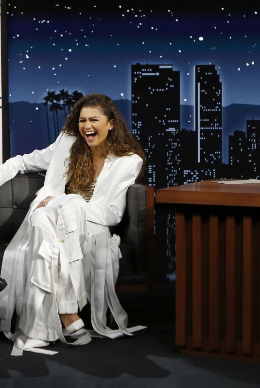 ZENDAYA at Jimmy Kimmel Live 12/13/2021