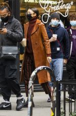 ZENDAYA COLEMAN and Tom Holland Out in New York 12/08/2021