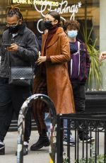 ZENDAYA COLEMAN and Tom Holland Out in New York 12/08/2021