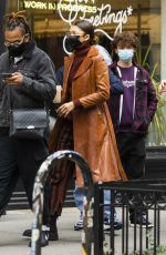 ZENDAYA COLEMAN and Tom Holland Out in New York 12/08/2021