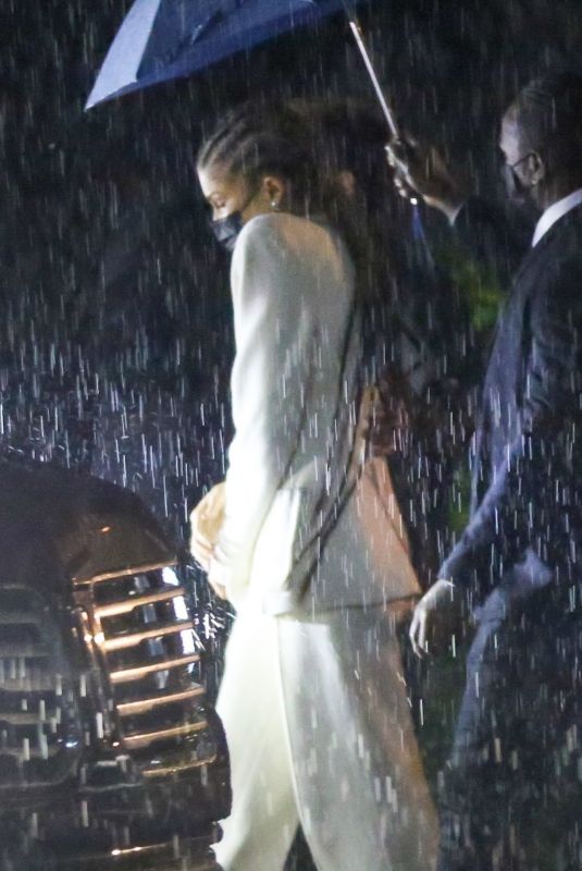ZENDAYA Leaves Spider-Man: No Way Home Premiere Afterparty in Hollywood 12/14/2021