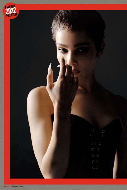 ZOE KRAVITZ in Empire Magazine, February 2022