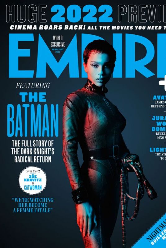 ZOE KRAVITZ on the Cover of Empire Magazine, February 2022
