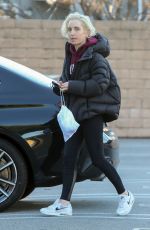 ZOE LISTER-JONES Arrives at Pilates Class in Beverly Hills 12/17/2021