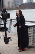 ZOEY DEUTCH on the Set of Something from Tiffany