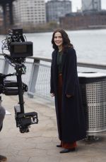 ZOEY DEUTCH on the Set of Something from Tiffany