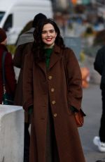 ZOEY DEUTCH on the Set of Tiffanys in New York 12/13/2021