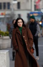 ZOEY DEUTCH on the Set of Tiffanys in New York 12/13/2021