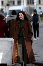 ZOEY DEUTCH on the Set of Tiffanys in New York 12/13/2021