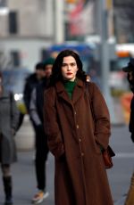 ZOEY DEUTCH on the Set of Tiffanys in New York 12/13/2021