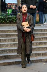 ZOWY DEUTCH on the Set of Something from Tiffany