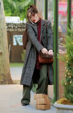 ZOWY DEUTCH on the Set of Something from Tiffany