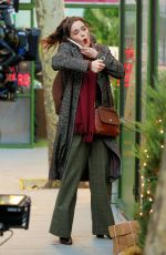 ZOWY DEUTCH on the Set of Something from Tiffany