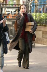 ZOWY DEUTCH on the Set of Something from Tiffany