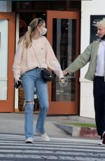ABBY CHAMPION and Patrick Schwarzenegger Out for Brunch in Los Angeles 01/02/2022