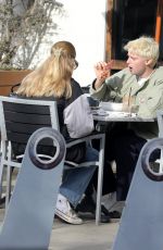ABBY CHAMPION and Patrick Schwarzenegger Out for Brunch in Los Angeles 01/02/2022