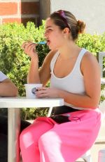 ADDISON RAE and Omer Fedi Out for Frozen Yogurt in Beverly Hills 01/25/2022