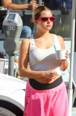 ADDISON RAE and Omer Fedi Out for Frozen Yogurt in Beverly Hills 01/25/2022