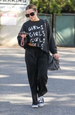 ADDISON RAE Arrives at Pilates Class in Los Angeles 01/28/2022