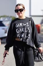 ADDISON RAE Arrives at Pilates Class in Los Angeles 01/28/2022