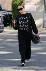 ADDISON RAE Arrives at Pilates Class in Los Angeles 01/28/2022