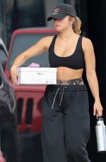 ADDISON RAE Leaves Dogpound Gym in West Hollywood 01/17/2022