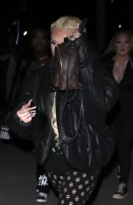 ALABAMA BARKER Arrives at Boa Steakhouse in West Hollywood 01/29/2022