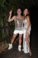 ALESSANDRA AMBROSIO and Richard Lee at New Year