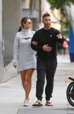 ALESSANDRA AMBROSIO and Richard Lee Out in Santa Monica 01/16/2022