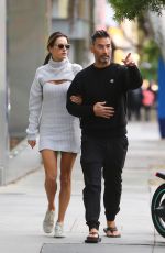 ALESSANDRA AMBROSIO and Richard Lee Out in Santa Monica 01/16/2022