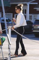 ALESSANDRA AMBROSIO at a Yoga Class in Brentwood 01/24/2022