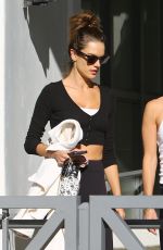 ALESSANDRA AMBROSIO at a Yoga Class in Brentwood 01/24/2022