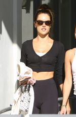 ALESSANDRA AMBROSIO at a Yoga Class in Brentwood 01/24/2022