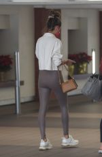 ALESSANDRA AMBROSIO Heading to Workout in West Hollywood 01/17/2022