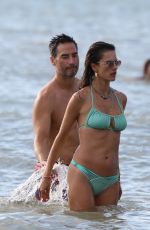 ALESSANDRA AMBROSIO in Bikini at a Beach in Florianópolis 01/02/2022