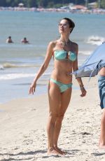 ALESSANDRA AMBROSIO in Bikini at a Beach in Florianópolis 01/02/2022