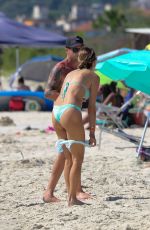 ALESSANDRA AMBROSIO in Bikini at a Beach in Florianópolis 01/02/2022