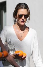 ALESSANDRA AMBROSIO Leaves a Private Gym in Beverly Hills 01/25/2022