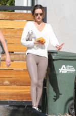 ALESSANDRA AMBROSIO Leaves a Private Gym in Beverly Hills 01/25/2022
