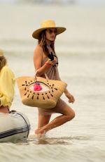 ALESSANDRA AMBROSIO Out a ta Beach in Florianopolis 01/03/2022