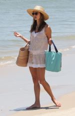 ALESSANDRA AMBROSIO Out at a Beach in Florianopolis 01/03/2022